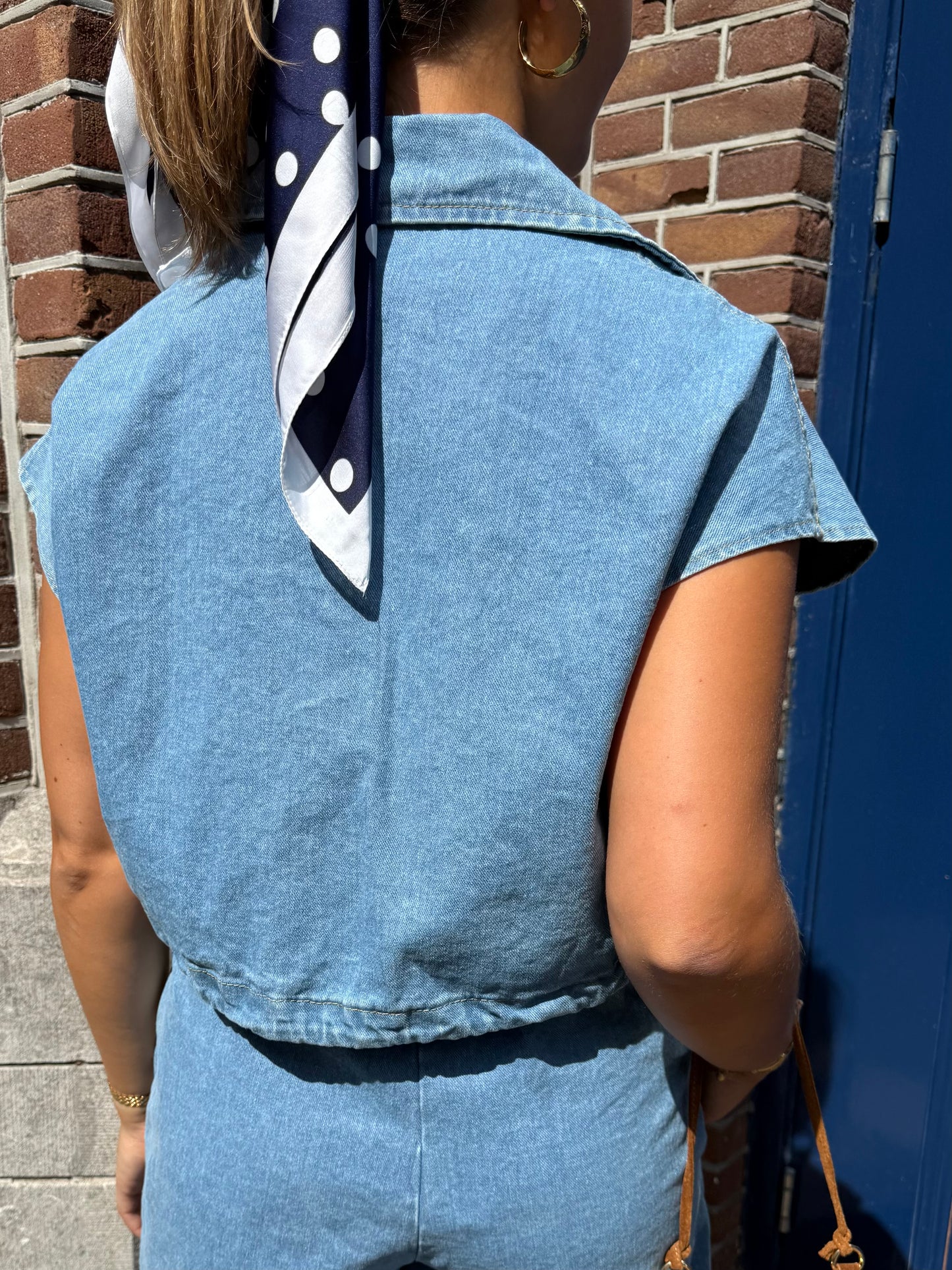 Tess Denim Top