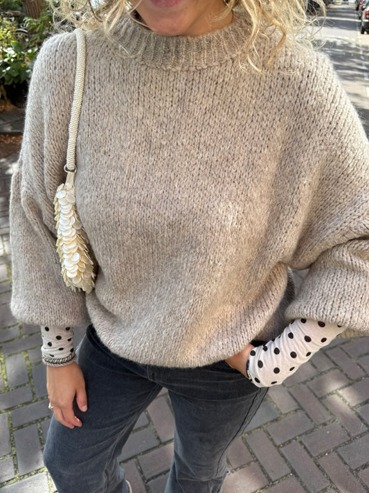 Lizzy Trui | Beige