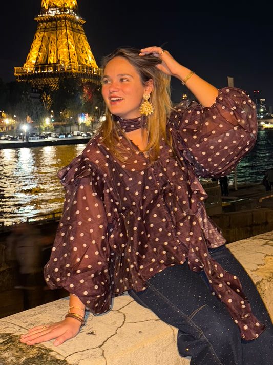 Fé Polka Blouse