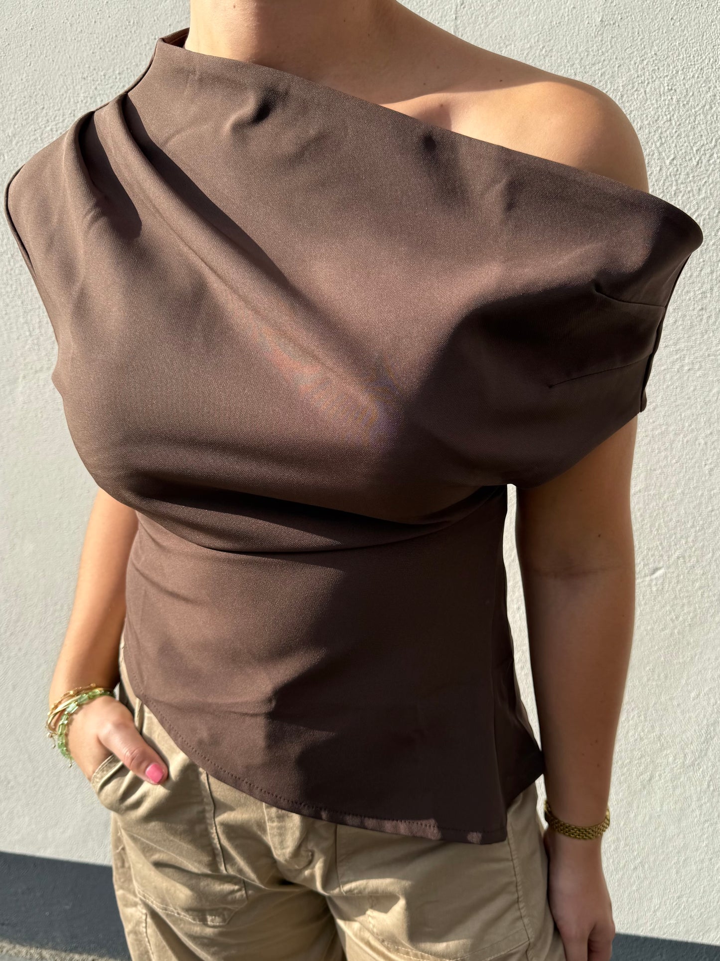 Hazel Top | Chocolate Brown