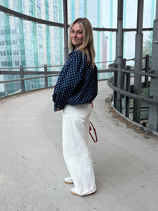 Lowi Polka Jacket | Midnight Blue