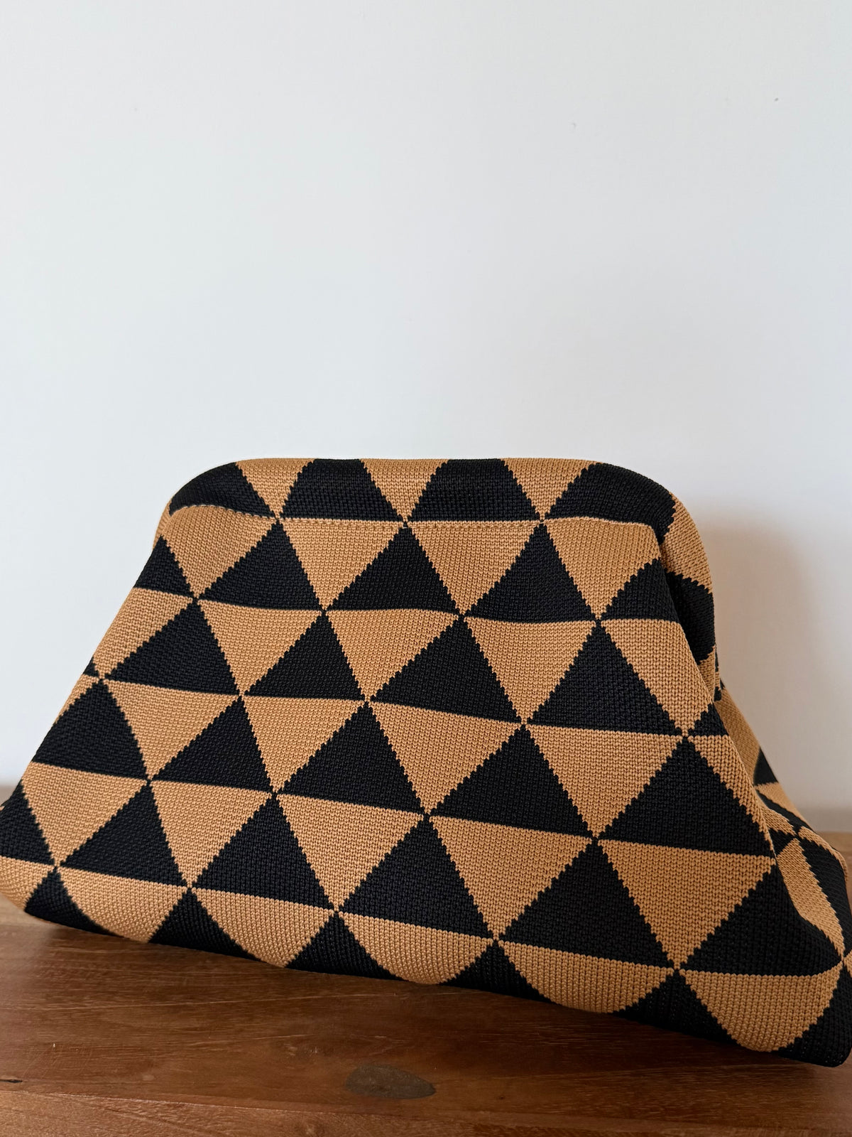 Clutch Triangle Print