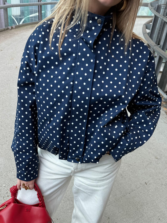 Lowi Polka Jacket | Midnight Blue