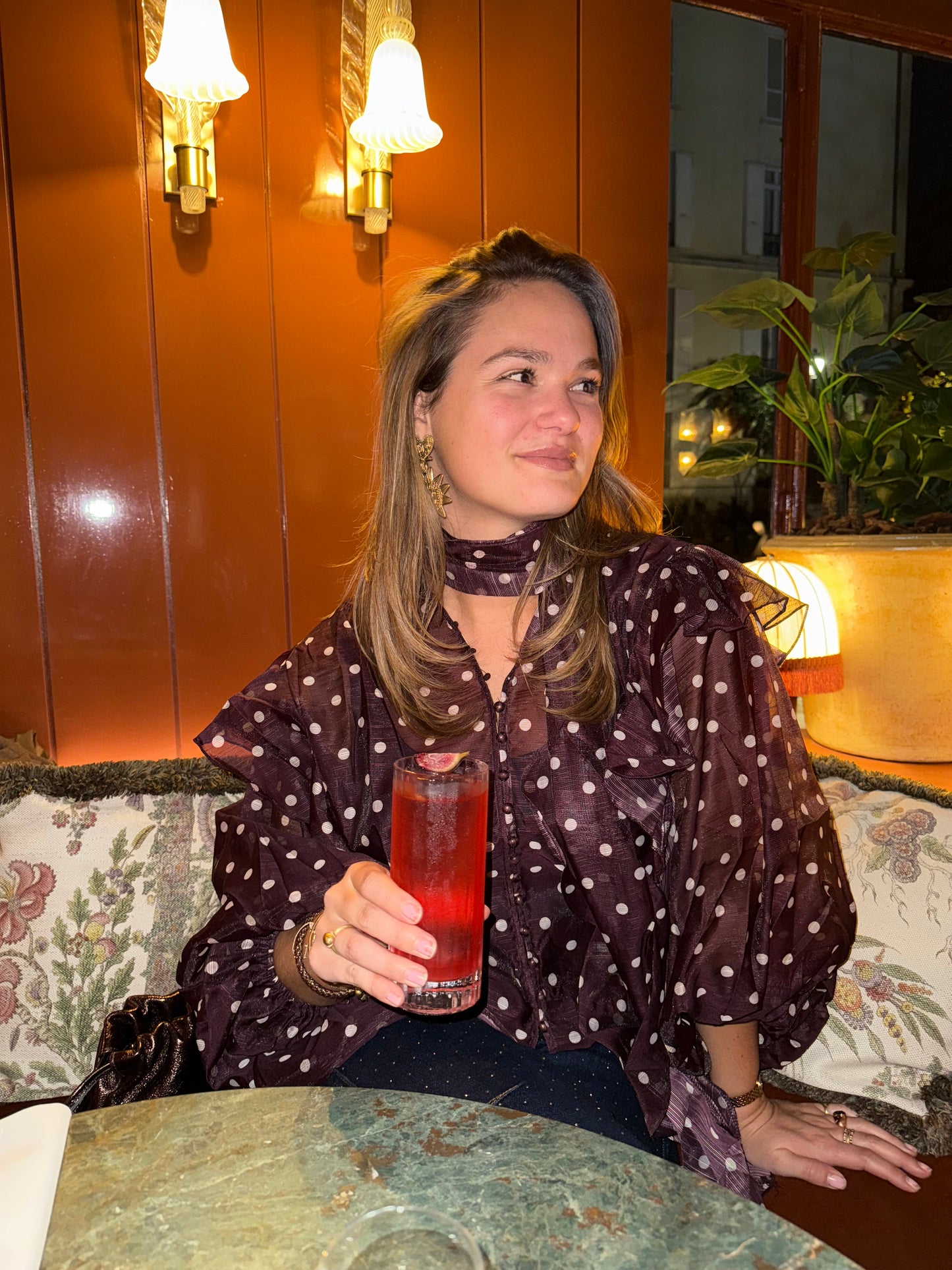 Fé Polka Blouse