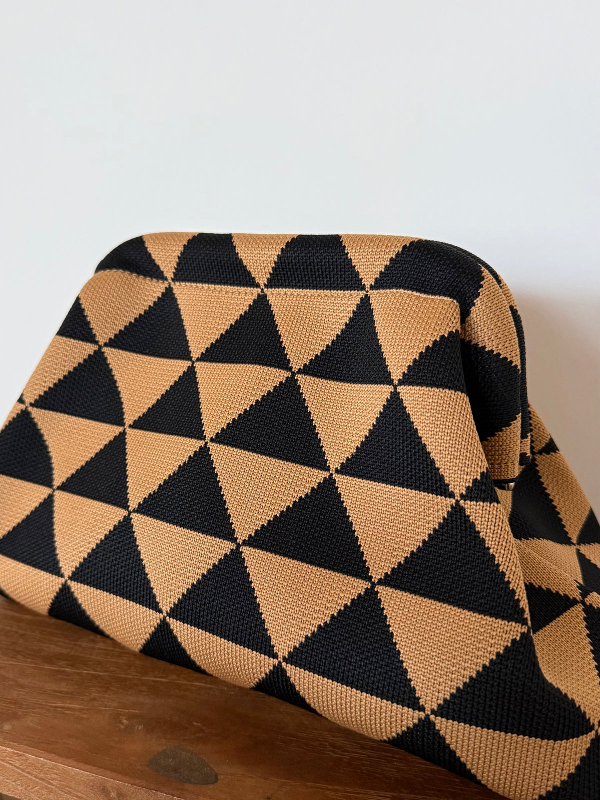 Clutch Triangle Print