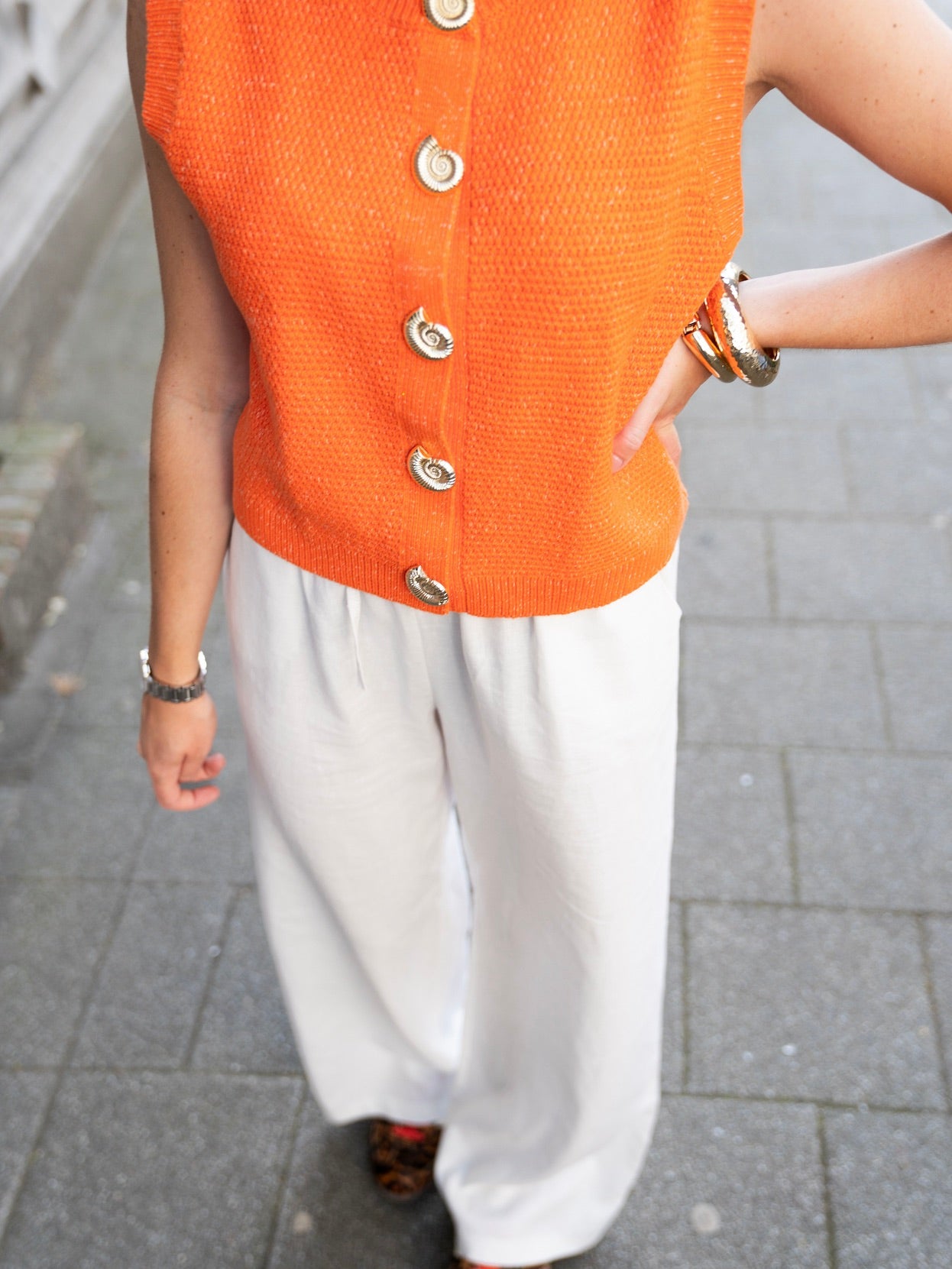 Am Shell Gilet (Orange)