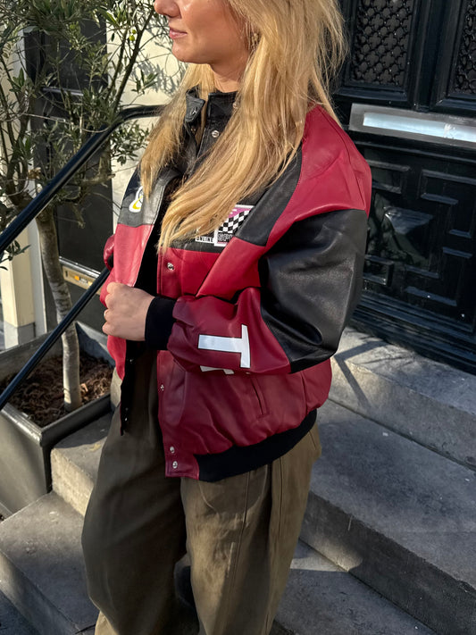 Race Jacket | Cherry Red