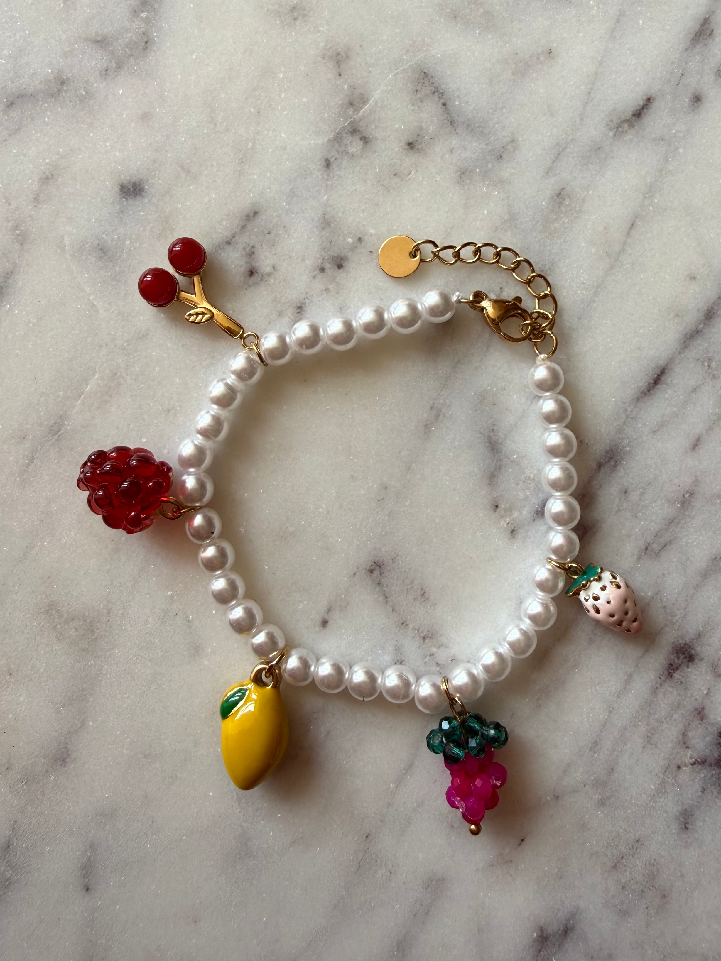 Armband Parels/Fruit 02