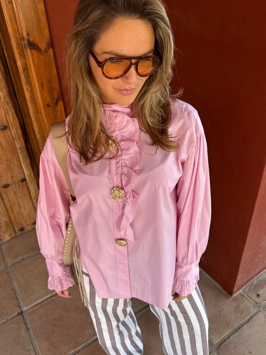 Gizelle Blouse | Rose - Maison FAV