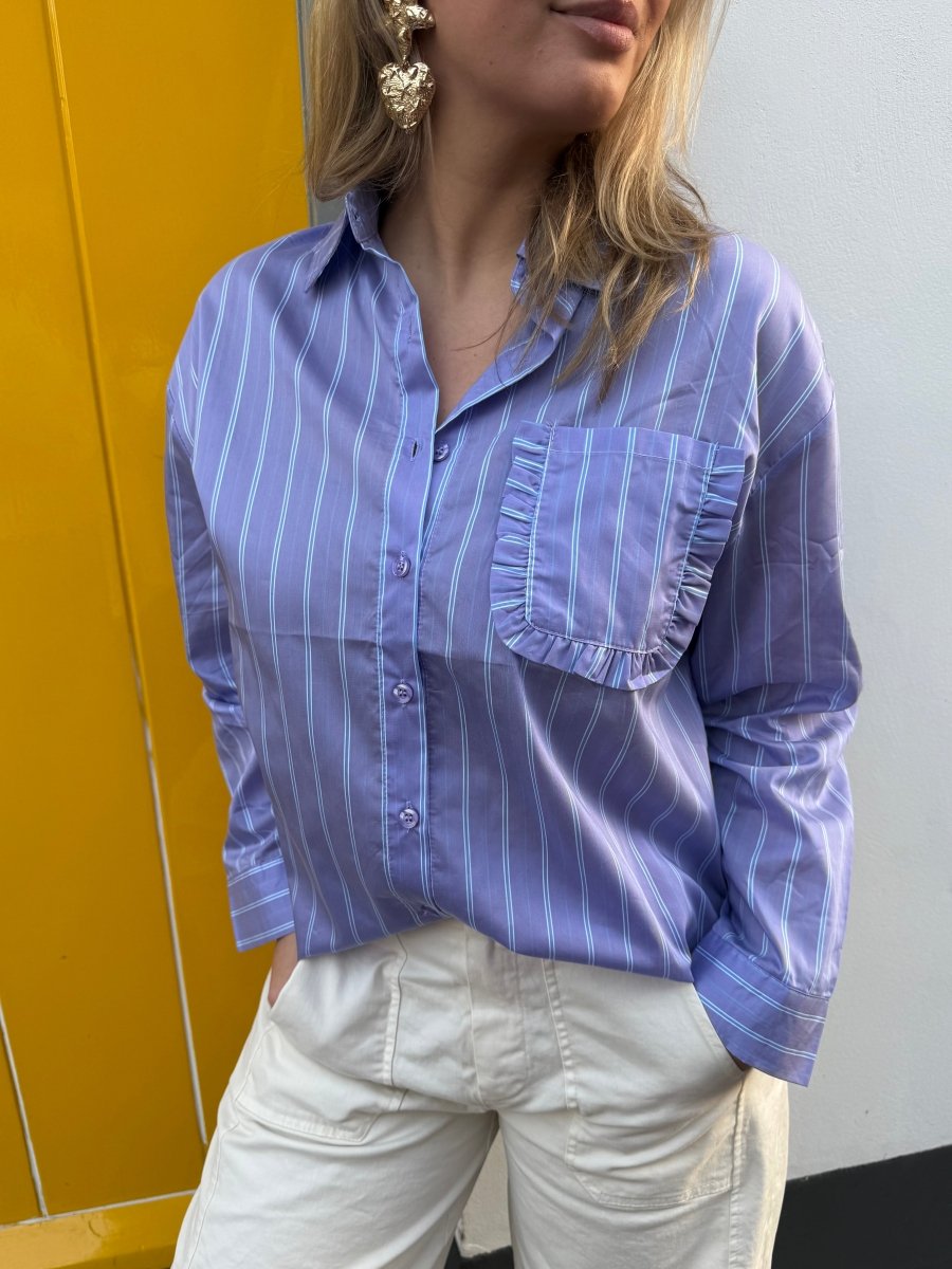 Jeanne Blouse | Lavendel - Maison FAV