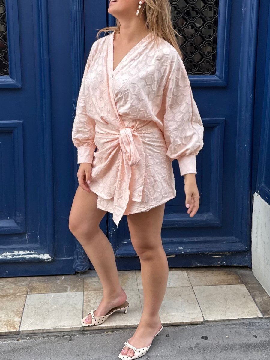 Lillie Overslag Jurkje - Maison FAV