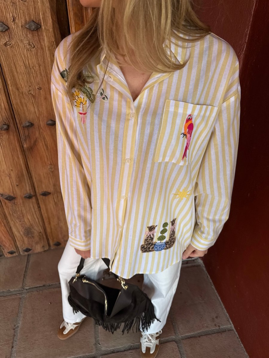 Louie Streep Blouse - Maison FAV