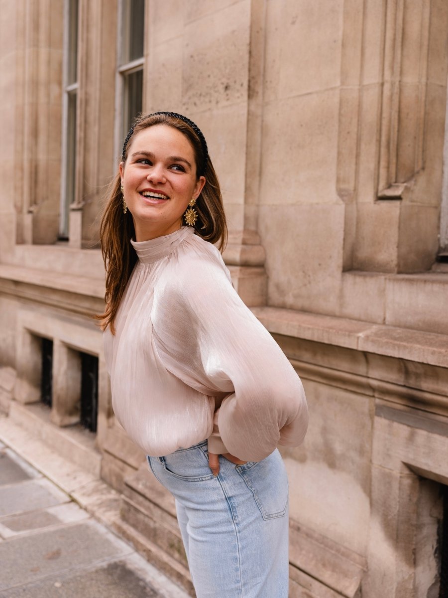Marinka Blouse | Champagne - Maison FAV