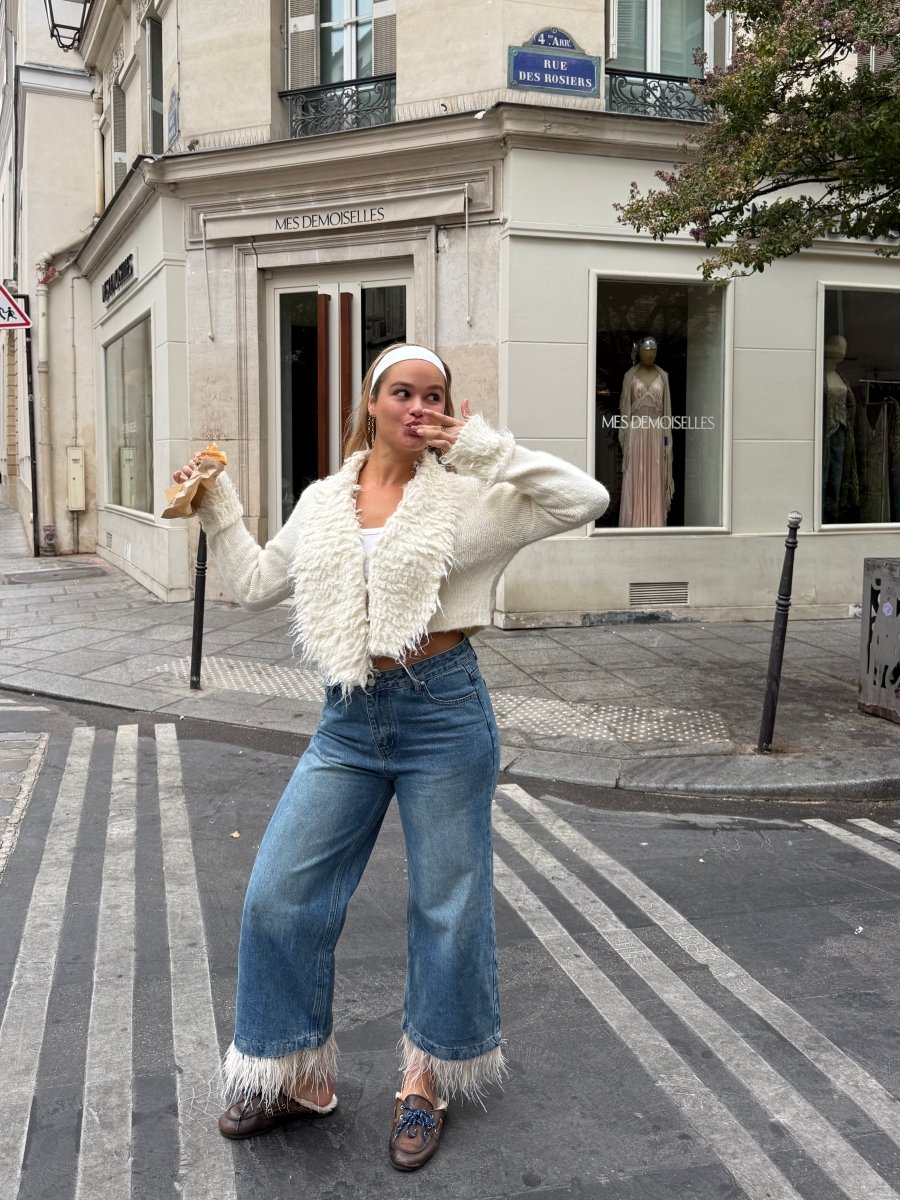Megan Feather Jeans - Maison FAV