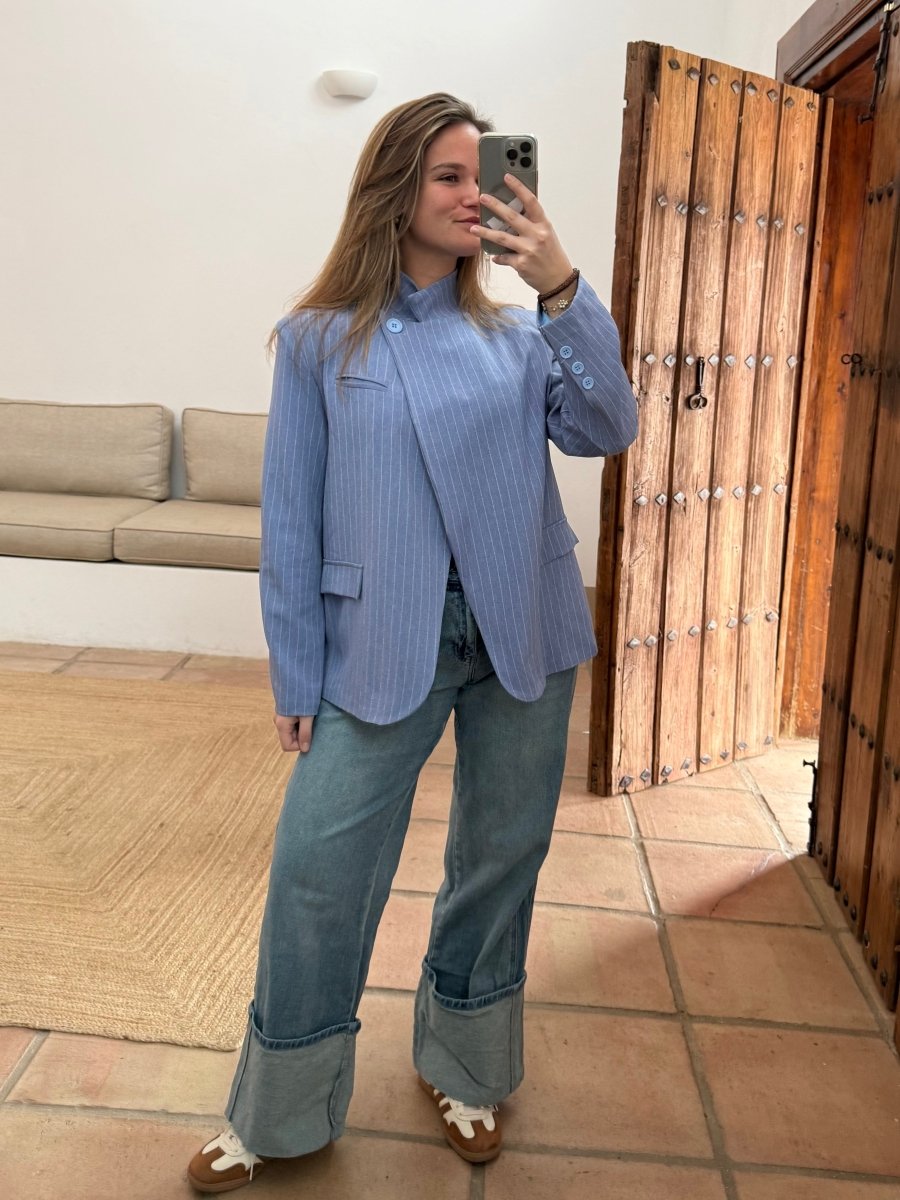 Musy Blazer | Blauw - Maison FAV