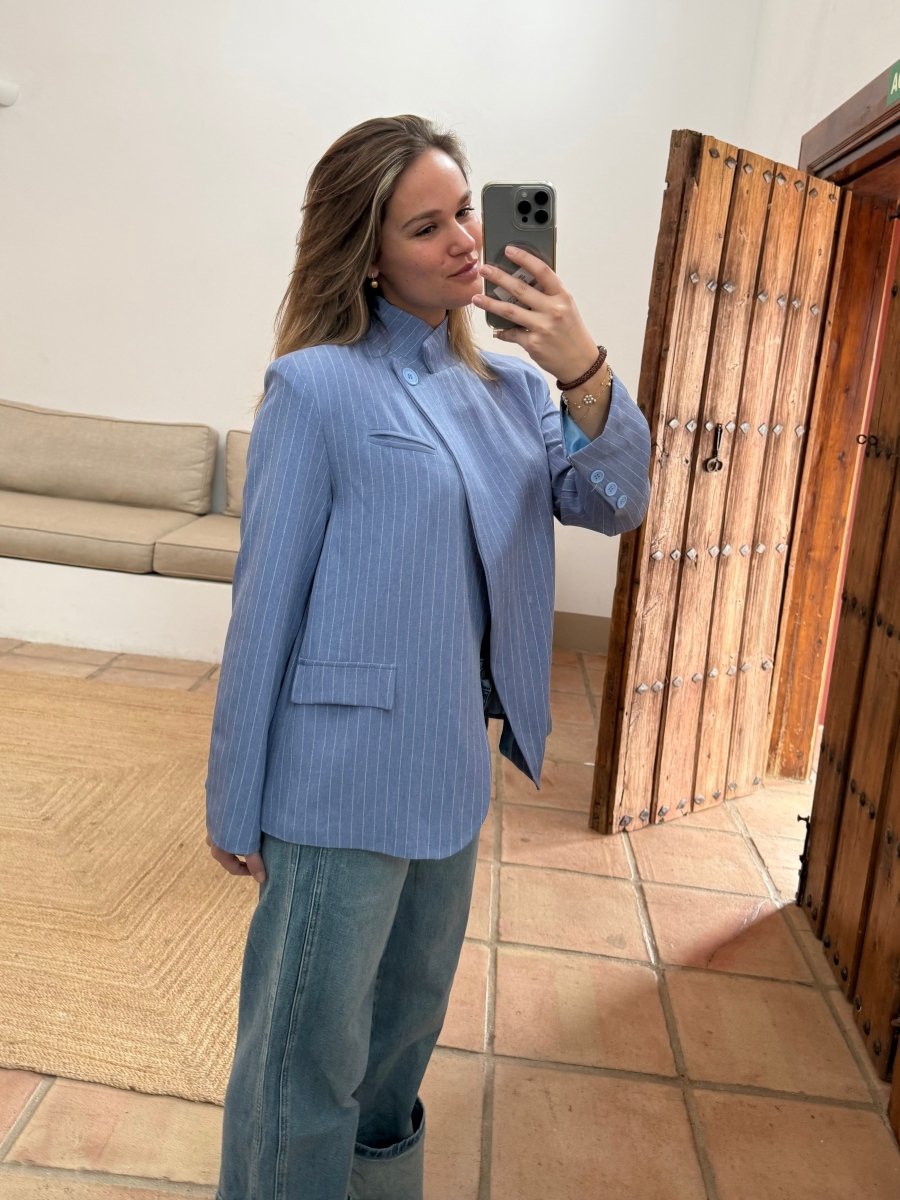 Musy Blazer | Blauw - Maison FAV