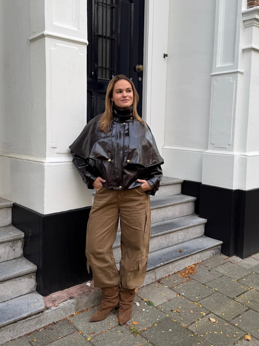 Nova Faux Leather Jacket - Maison FAV