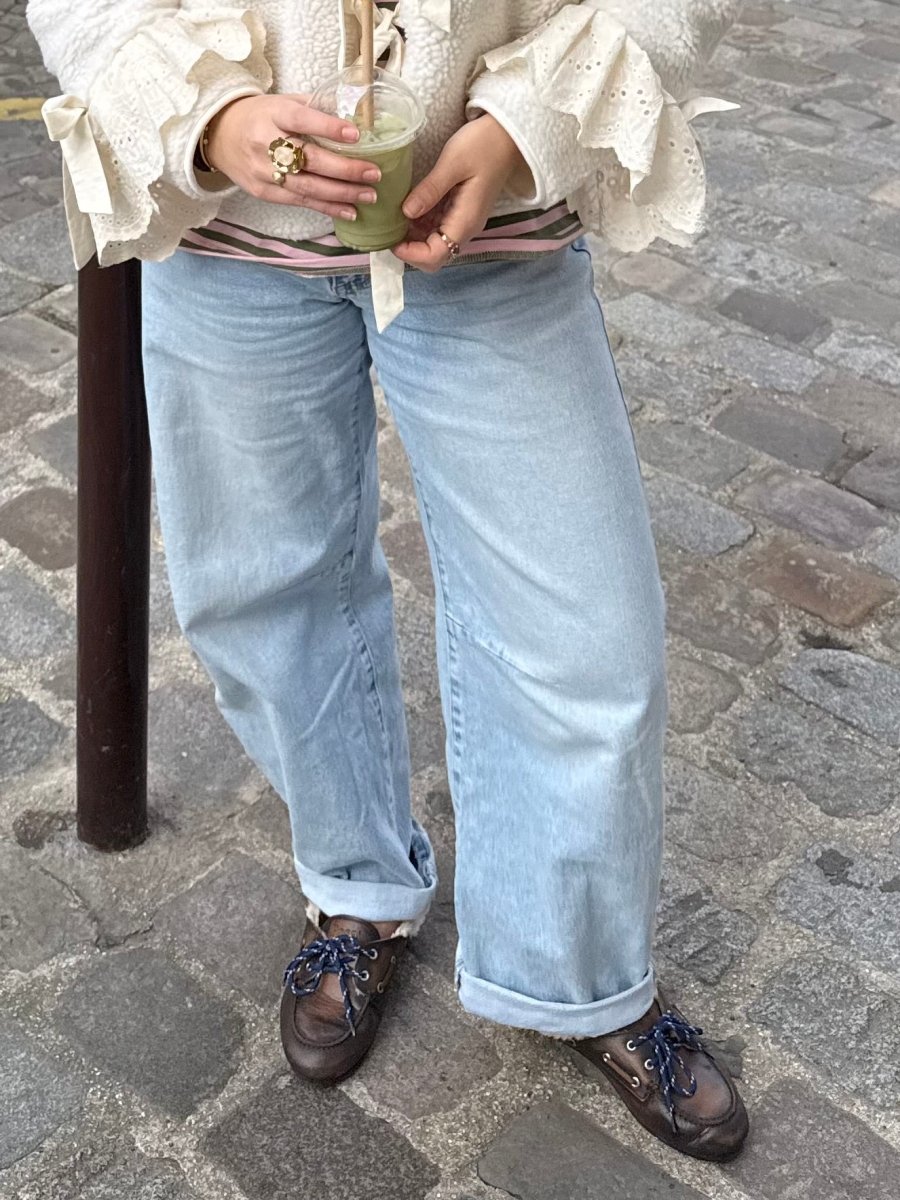 Shelly Barrel Balloon Jeans - Maison FAV