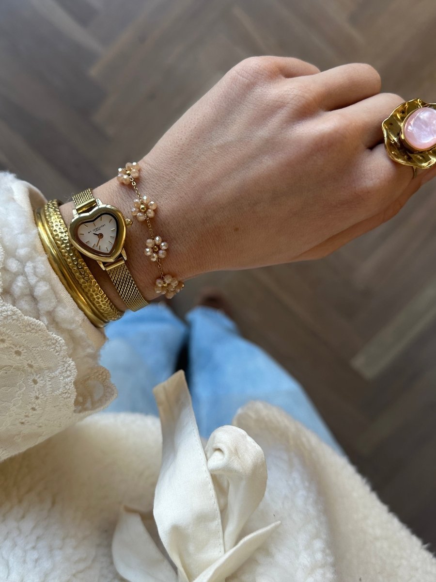 Sophie Bloemetjes Armband | Rose - Maison FAV