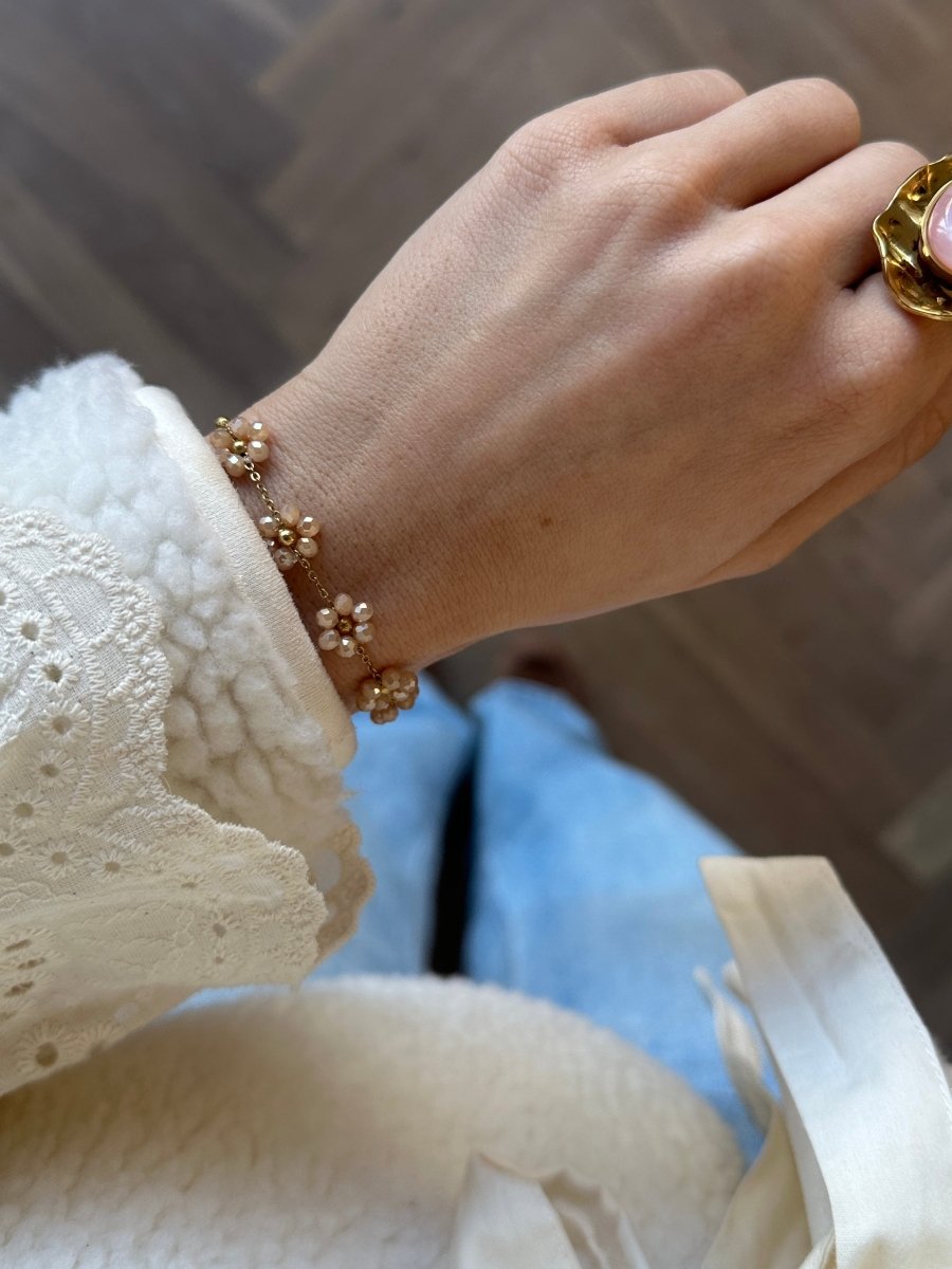 Sophie Bloemetjes Armband | Rose - Maison FAV