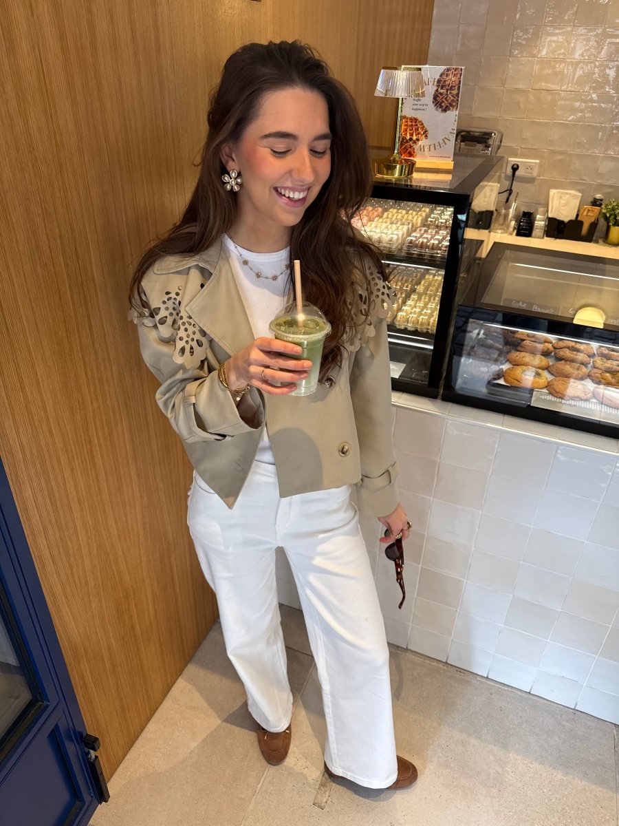Sophie Cropped Trenchcoat - Maison FAV