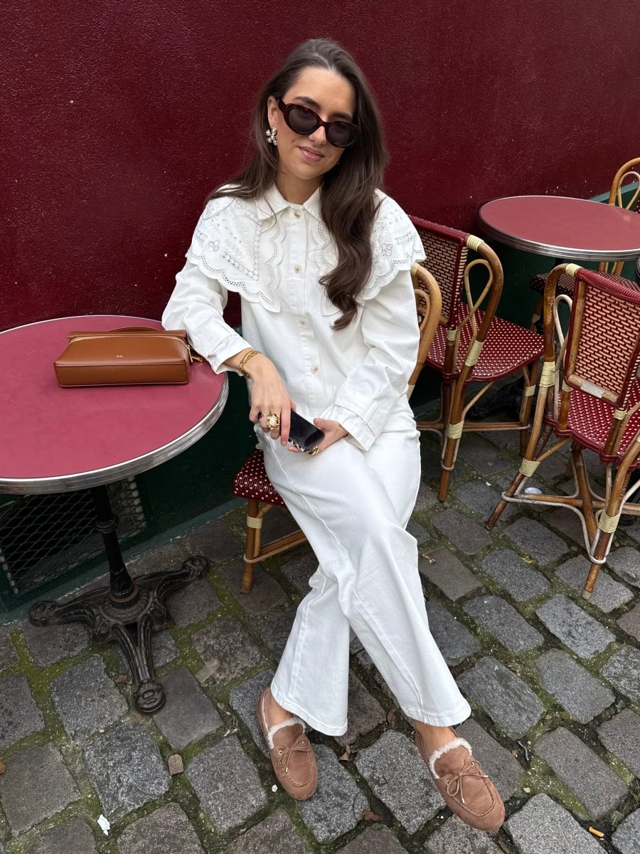Sophie Denim Top - Maison FAV