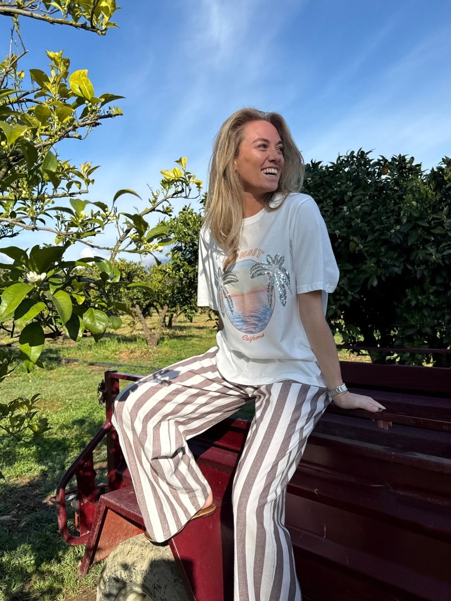 T-Shirt Sunset Glitter - Maison FAV