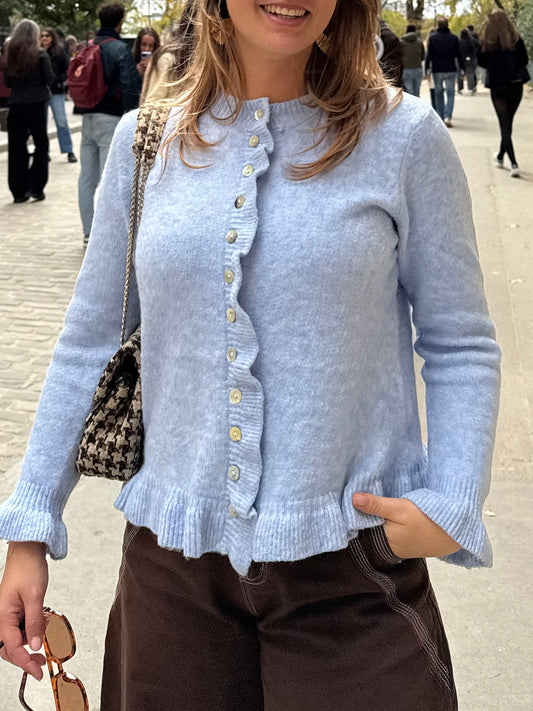 Juliette Ruffle Cardigan