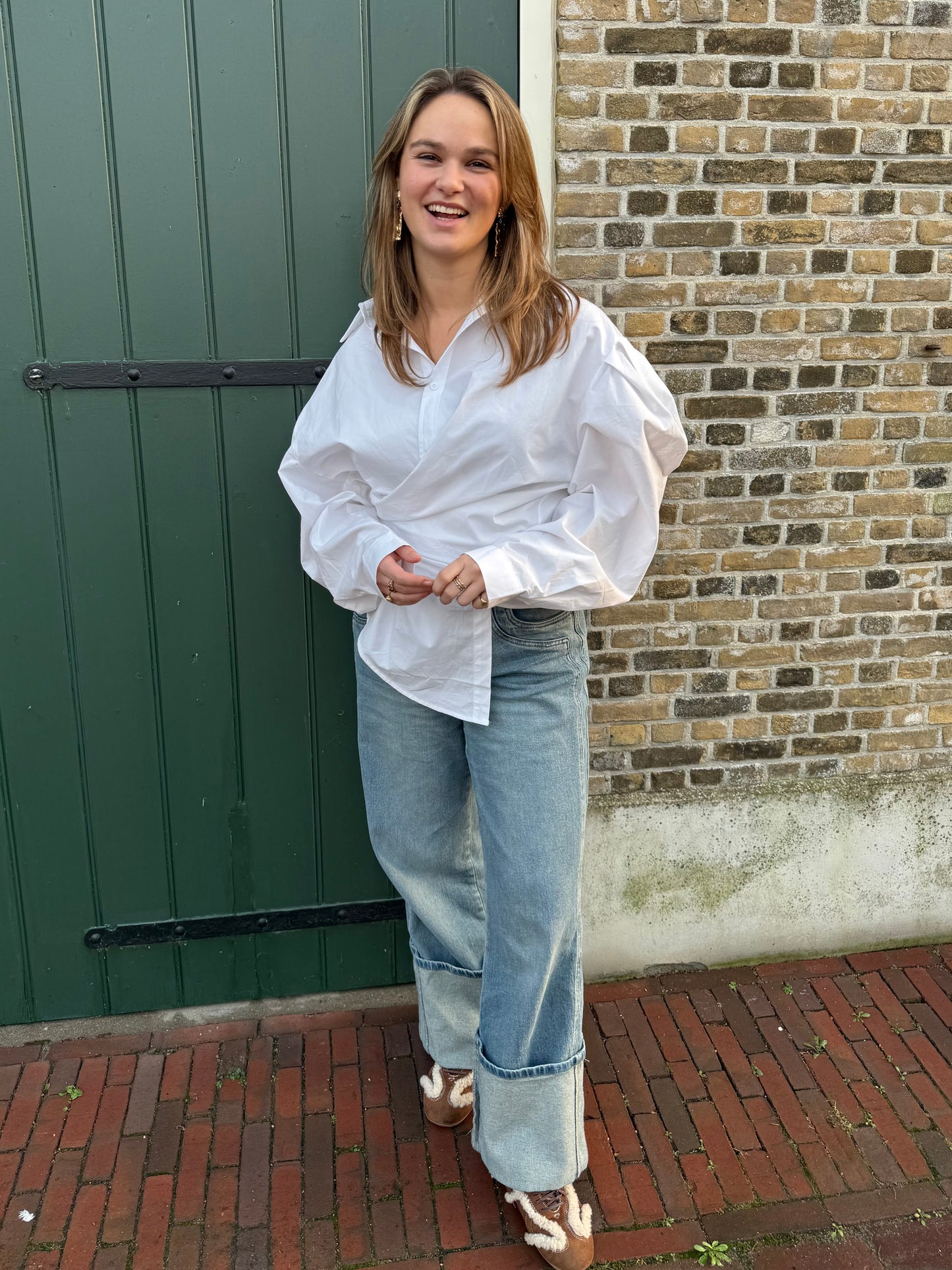 Blouse Oversized but Tailored