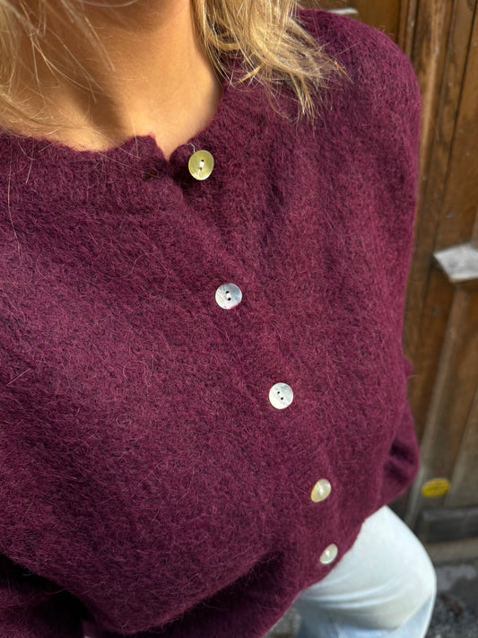 Sophie Cardigan | Burgundy