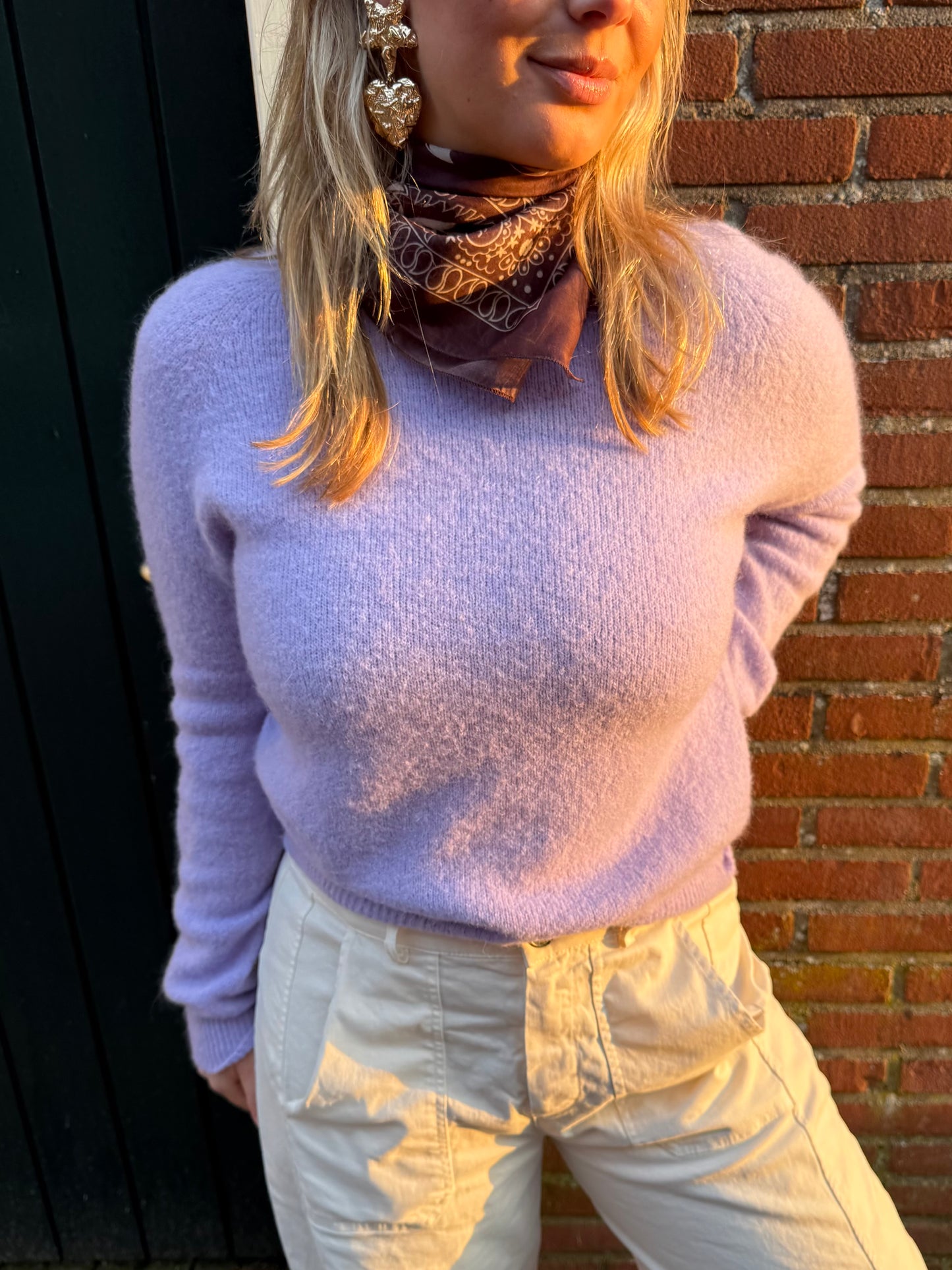 Jane Longsleeve Knit | Lavendel