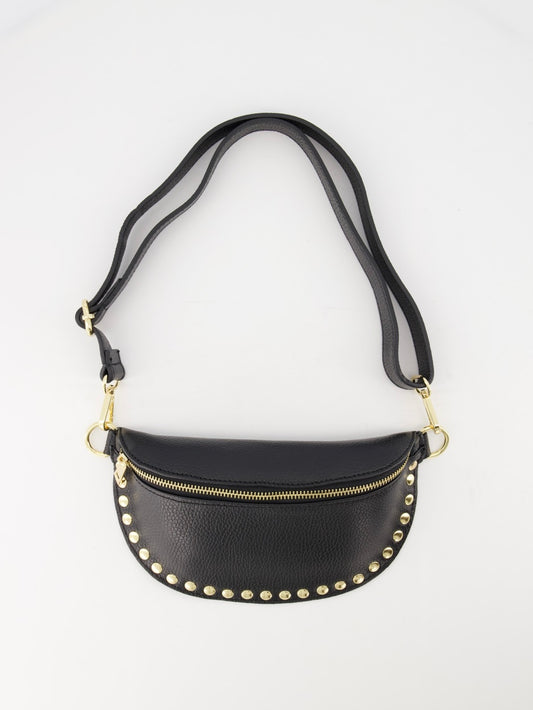 Cleo Leather Bag Crossbody | Black