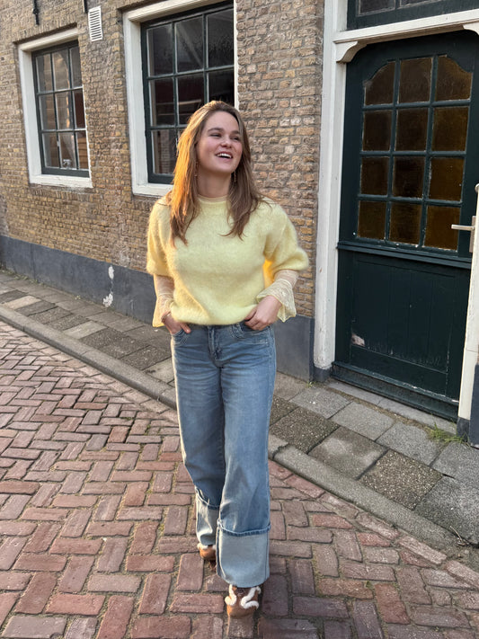 Joan Mohair Knit | Butter Yellow