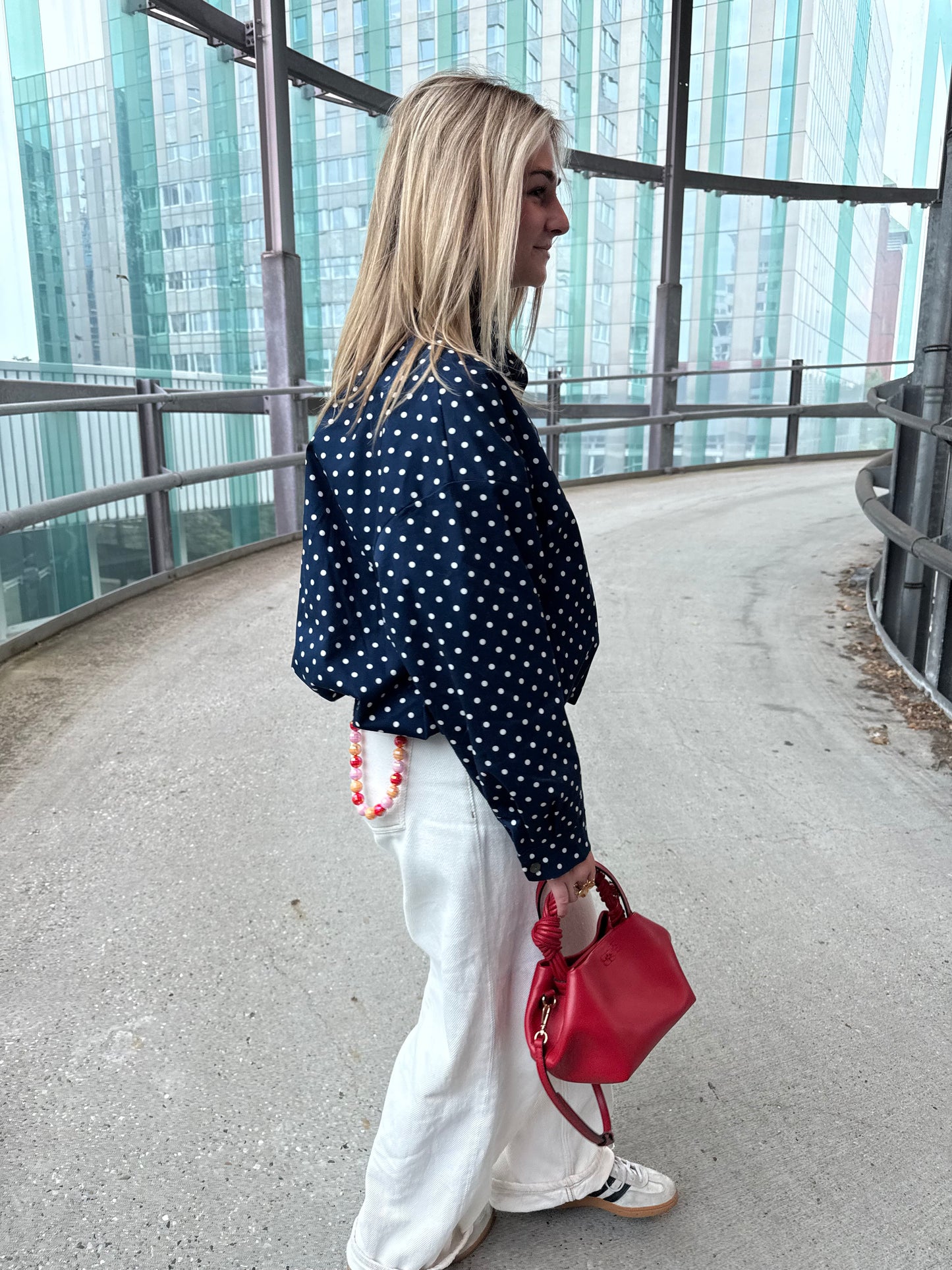 Lowi Polka Jacket | Midnight Blue