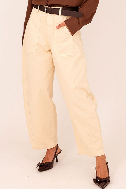 Yasmin Balloon Pants | Cream