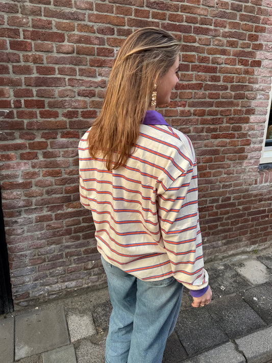 Nine Polo | Purple/Orange