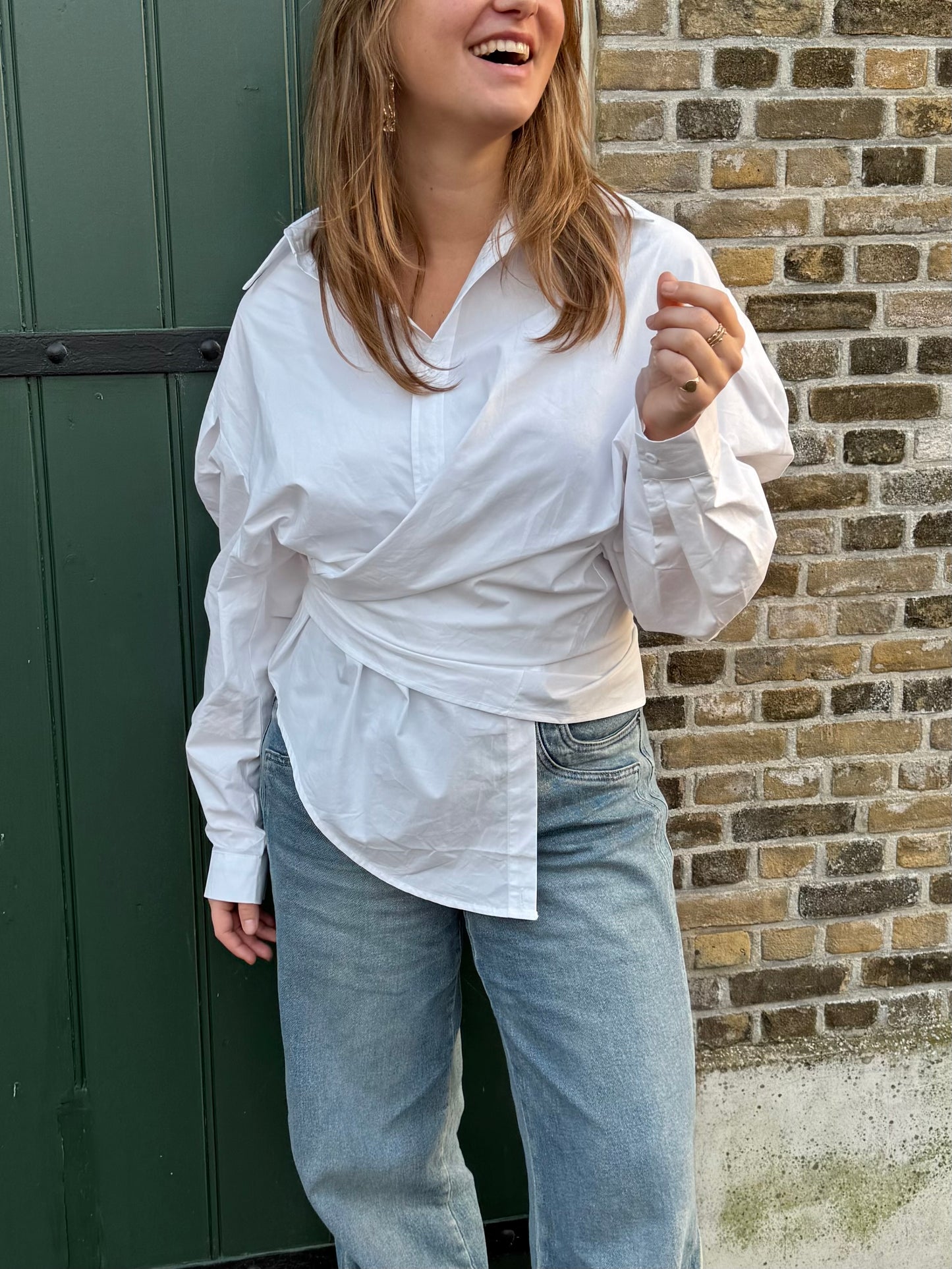 Blouse Oversized but Tailored