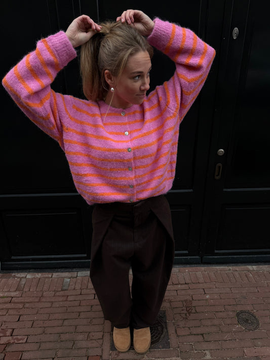 Ezra Knit Vest | Rose