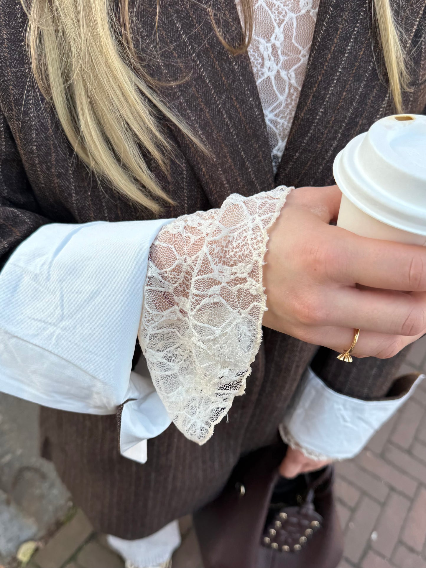 Maeve Lace Top - Cream