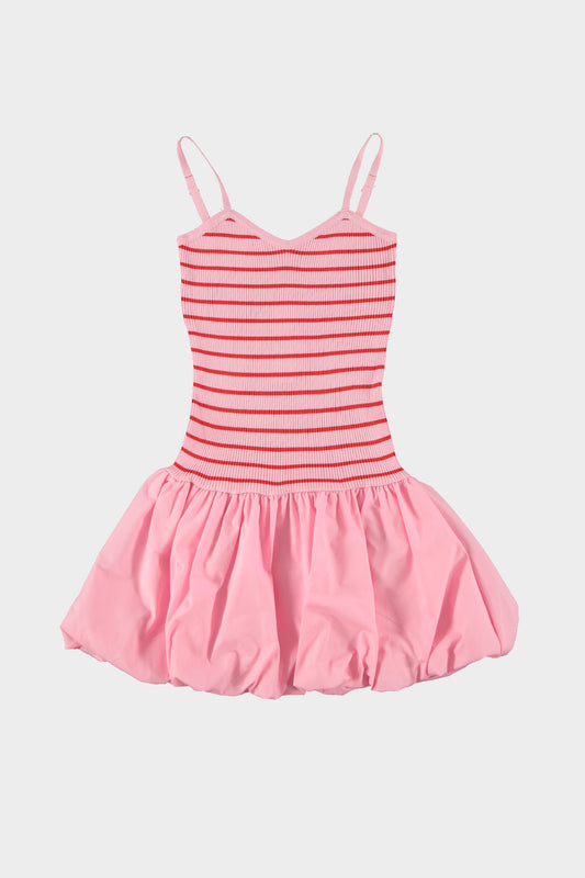 Mirt Balloon Stripe Dress