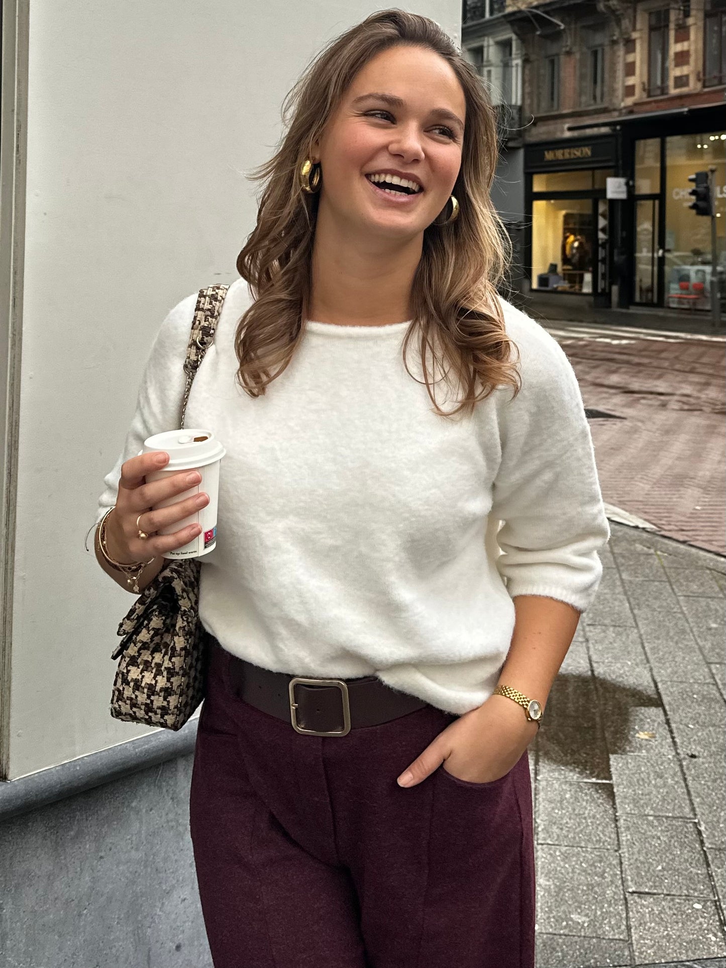 Finn Knit Top | White