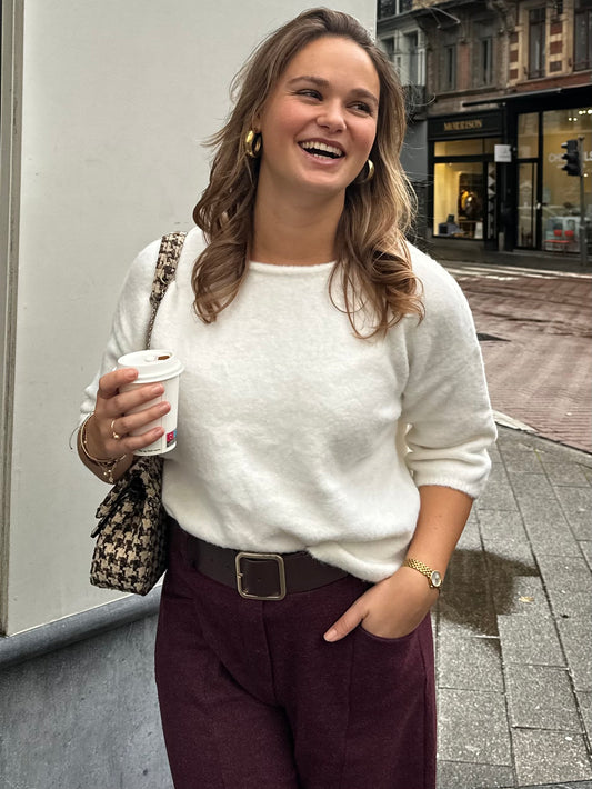 Finn Knit Top | White