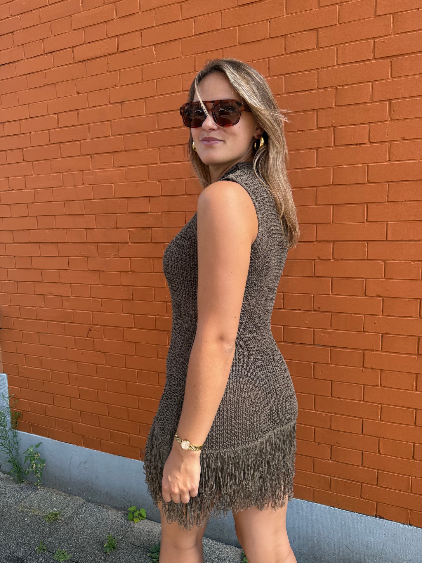 Shay Crochet Jurk