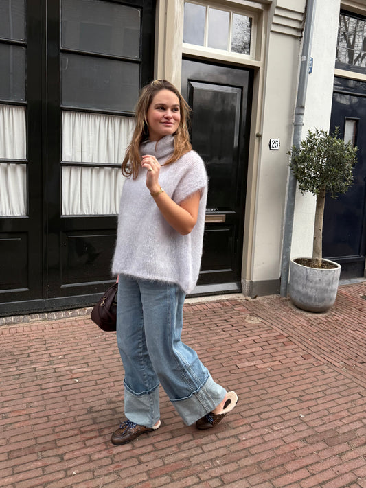 Lola Mohair Knit | Ash Grey