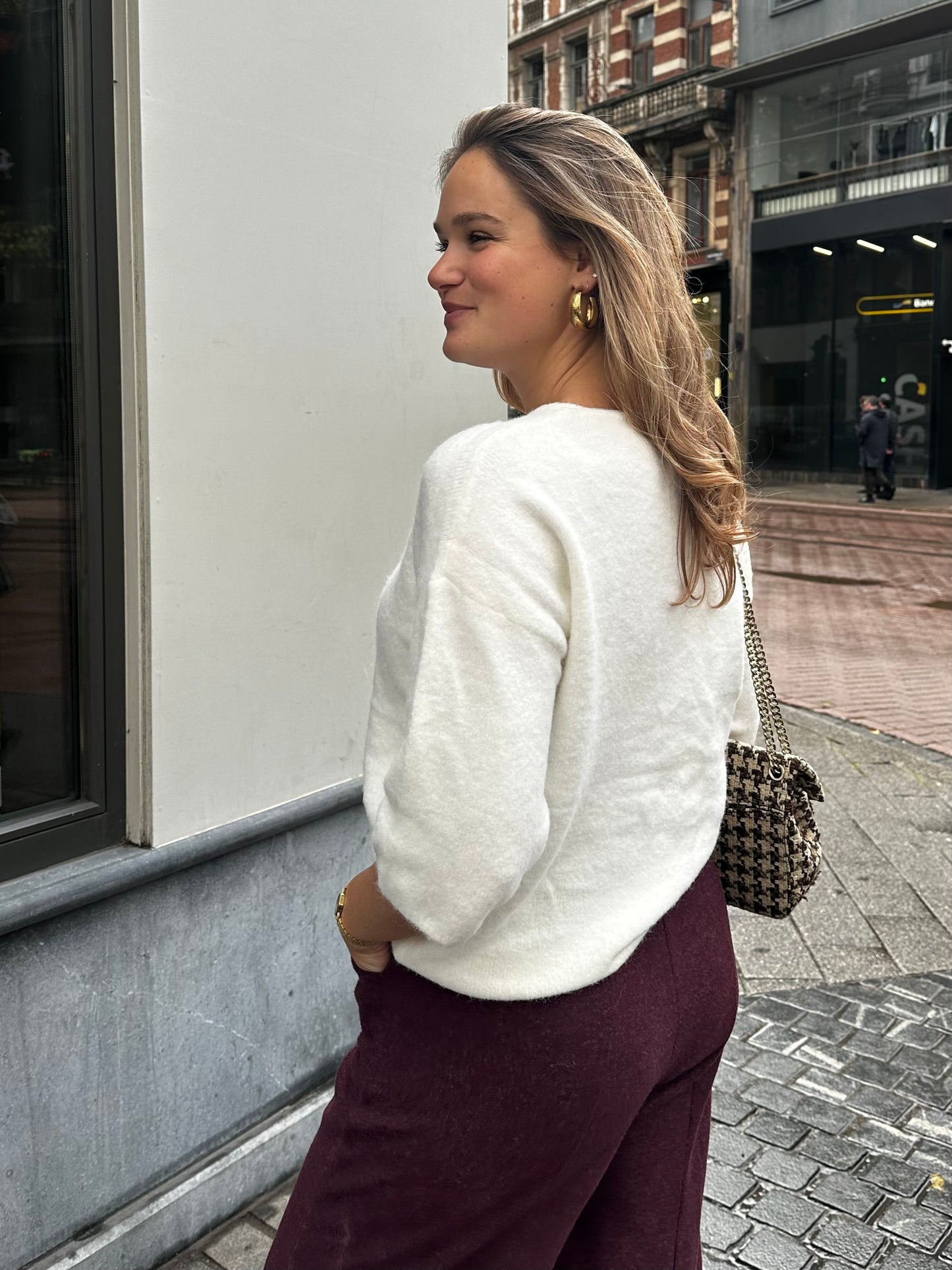 Finn Knit Top | White