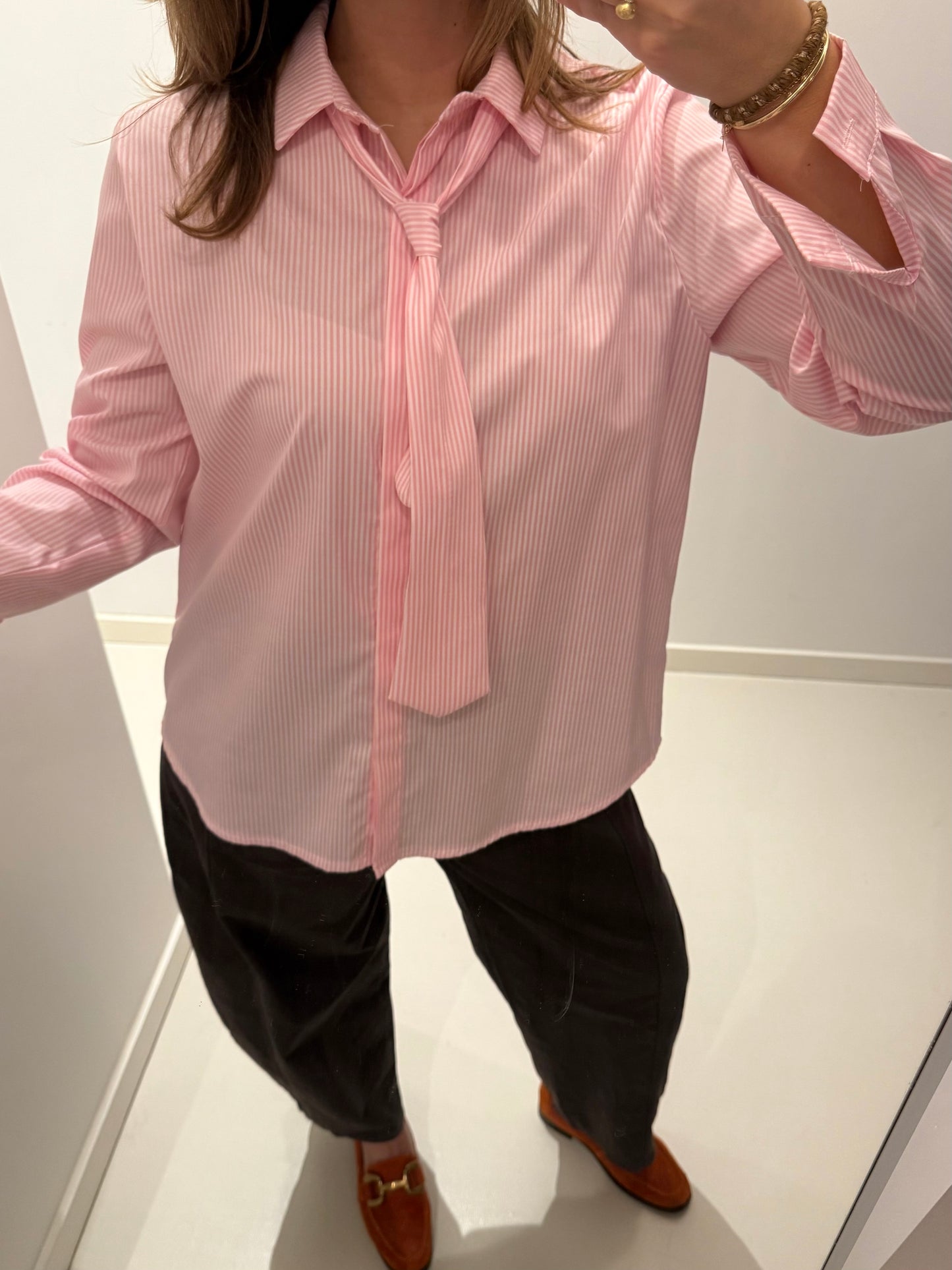 Tie Blouse | Pink