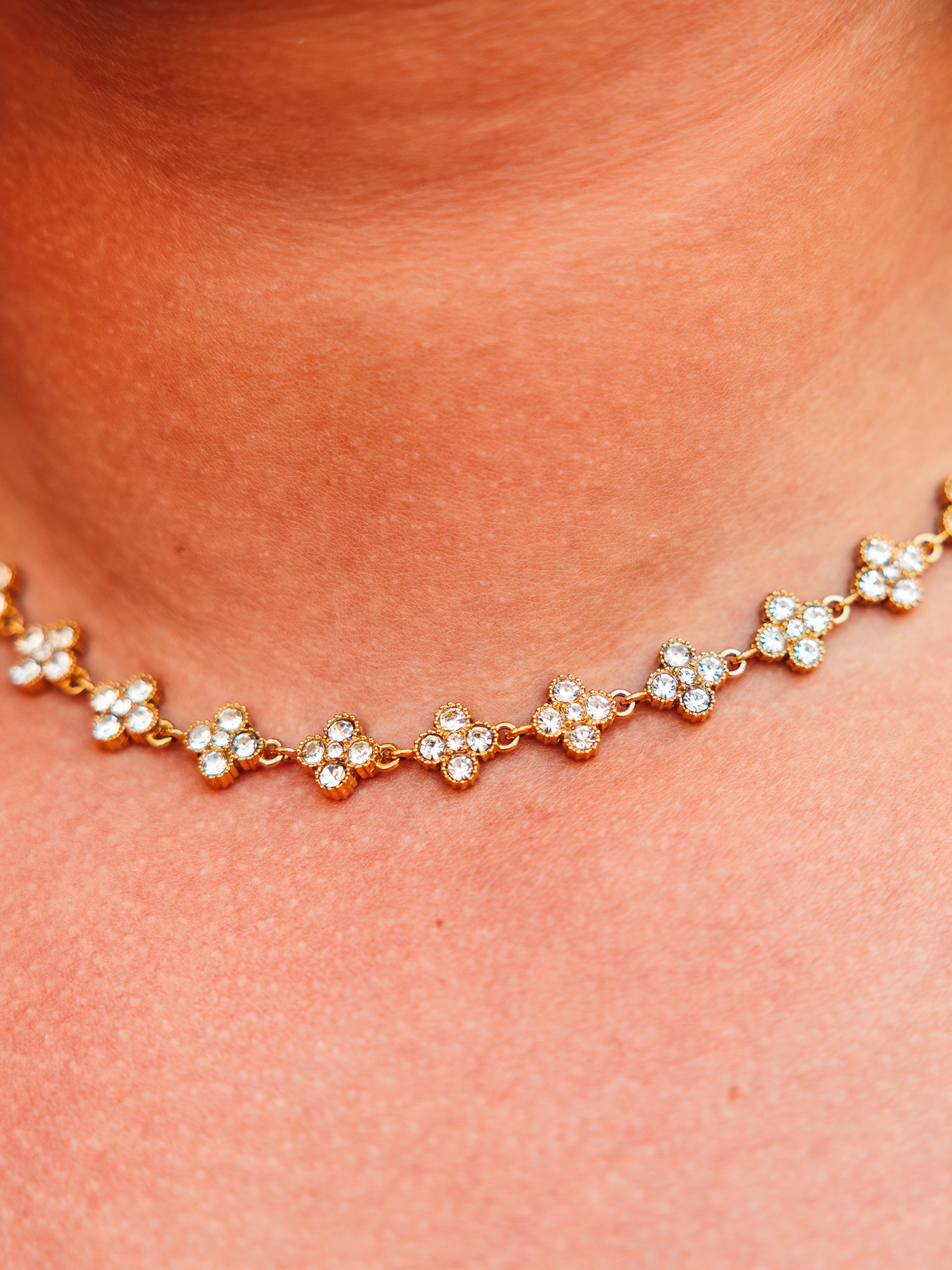 Senna Sparkle Ketting | White