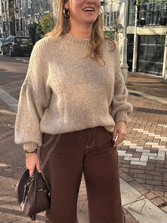 Lizzy Trui | Beige