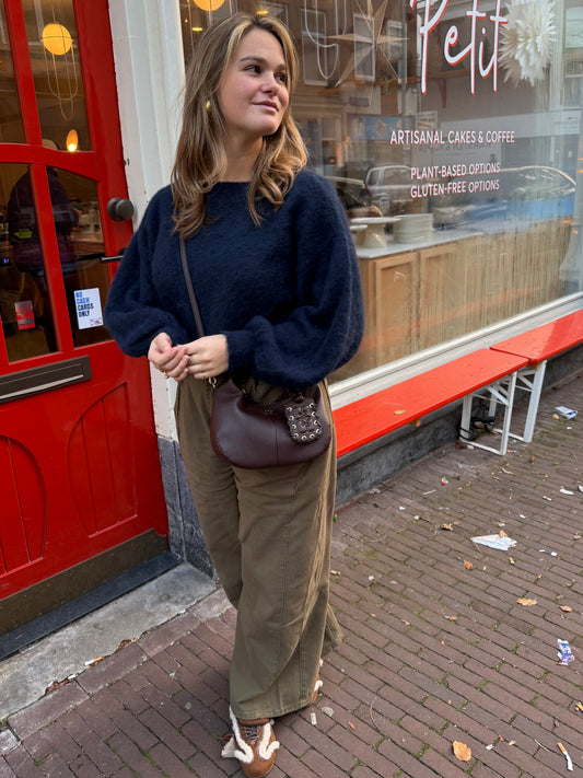 Khai Knit Off Shoulder | Marine