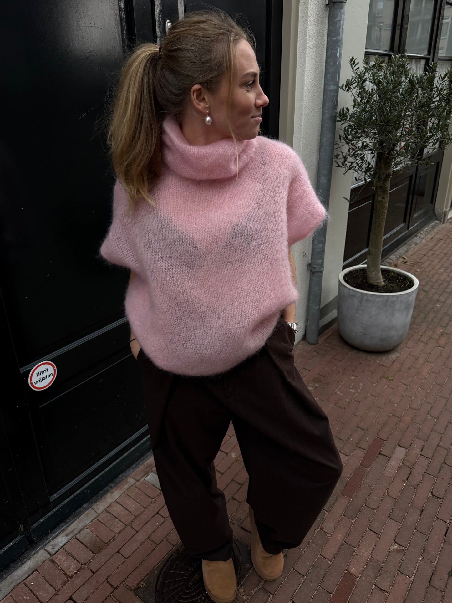 Lola Mohair Knit | Ash Grey